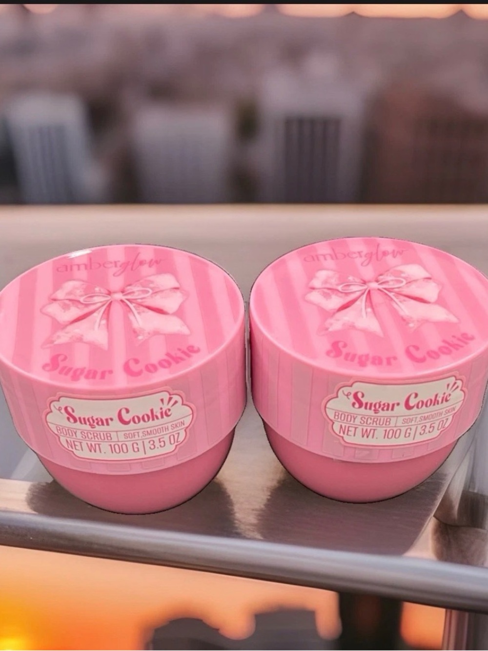 2 Amber Glow Sugar Cookie Body Scrub